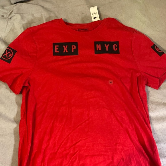 Red Express Short Sleeve Tee. - Picture 2 of 3